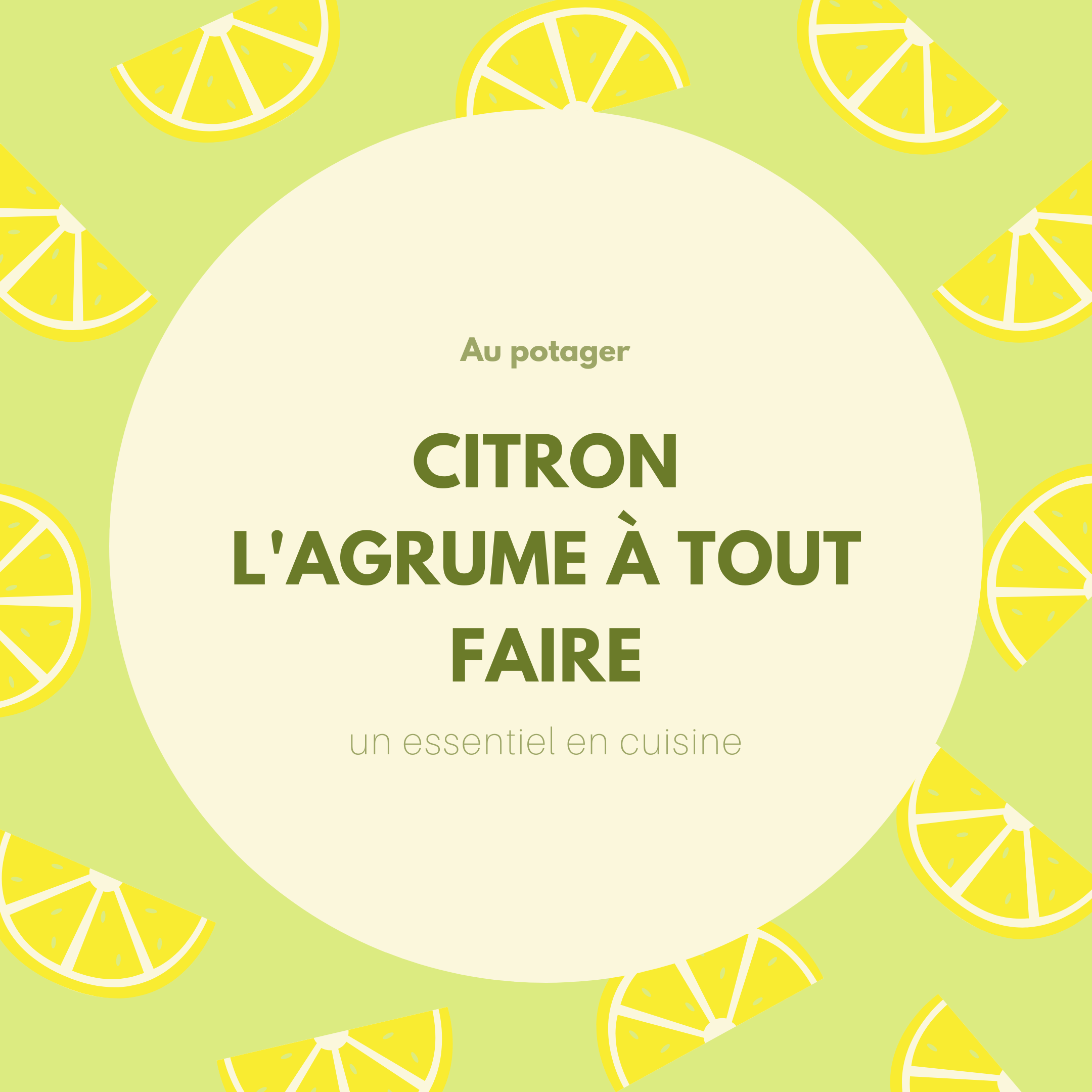 citron l'agrume à tout faire