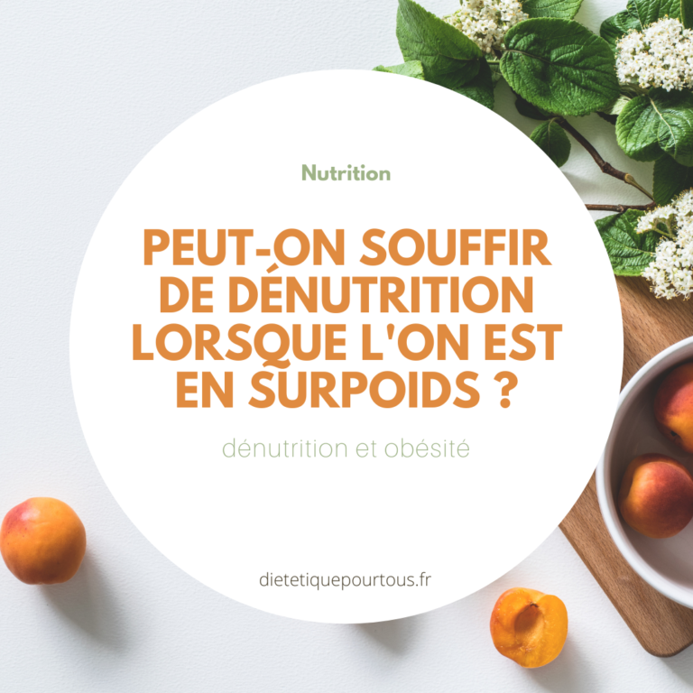 dénutrition obésité